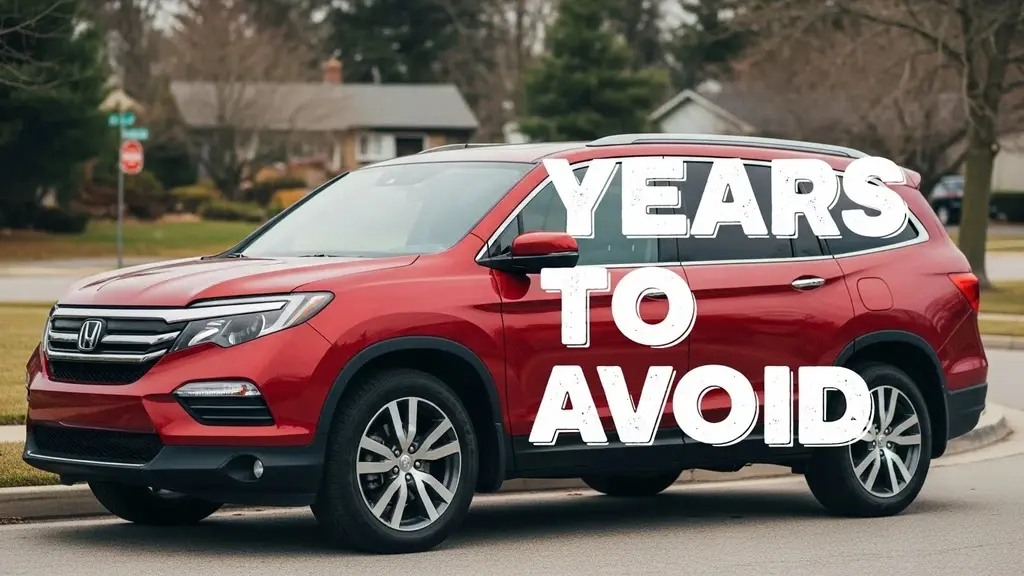 Honda Pilot Years to Avoid
